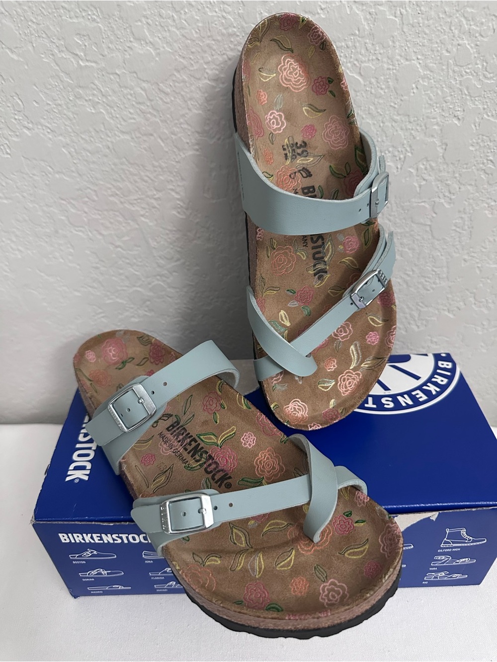 Birkenstock Women’s Mayari Birko-Flor Size 39 Pure Sage